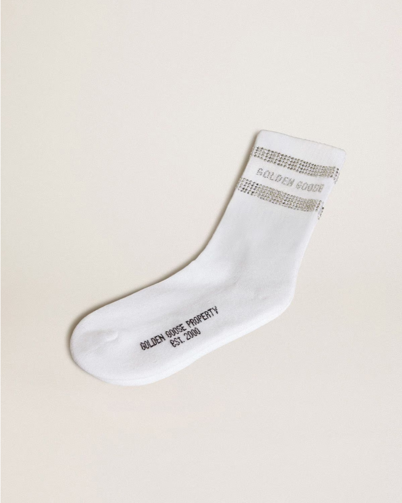 Sokken White/Crystal