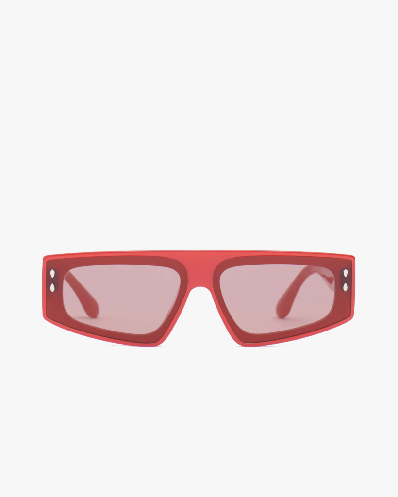Sunglasses Zoomy Pearled Red Burgundy