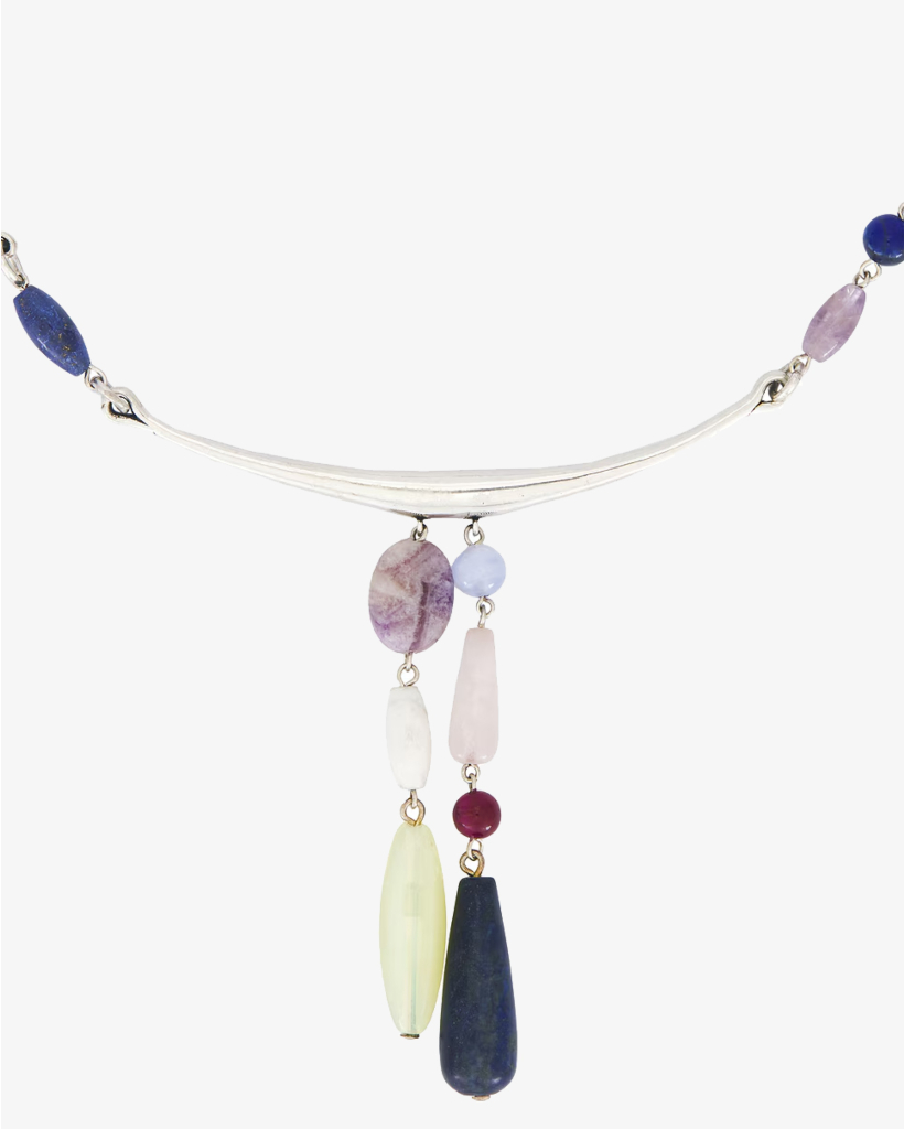 Mahi Ketting Blue & Silver