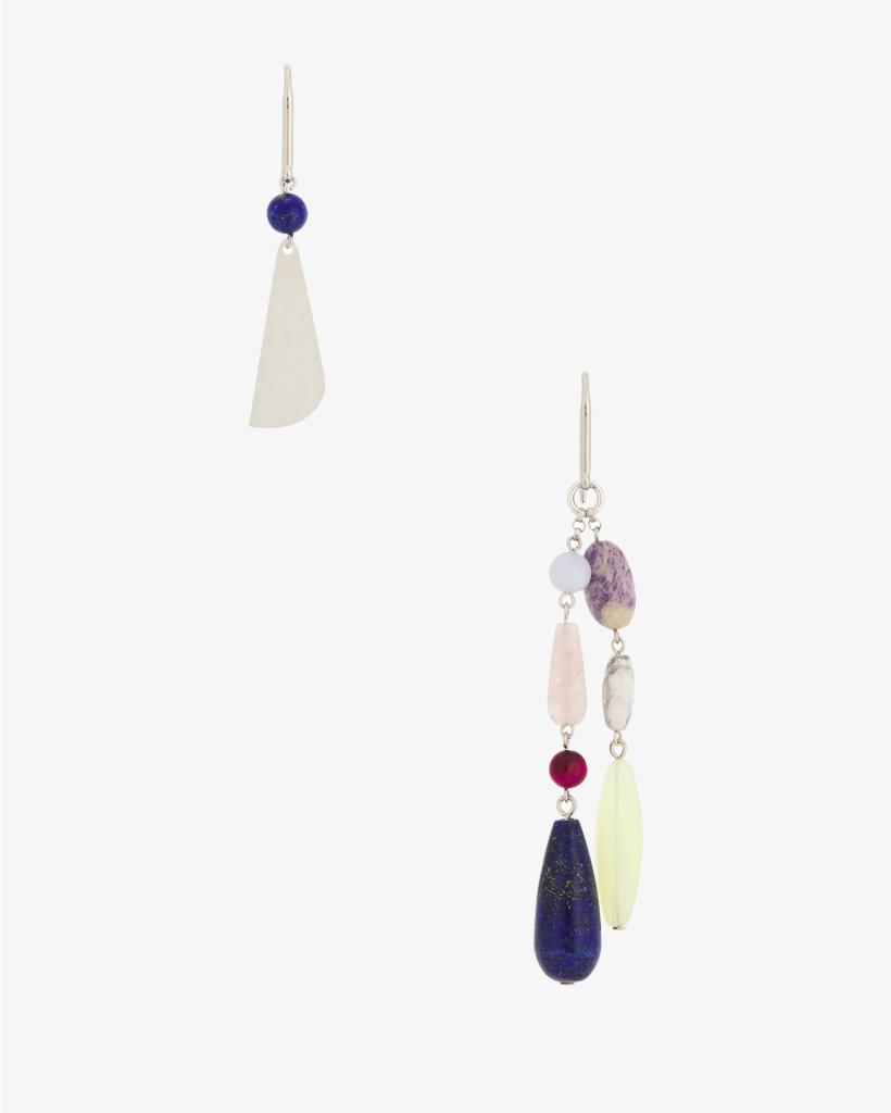 Mahi Oorbellen Blue & Silver