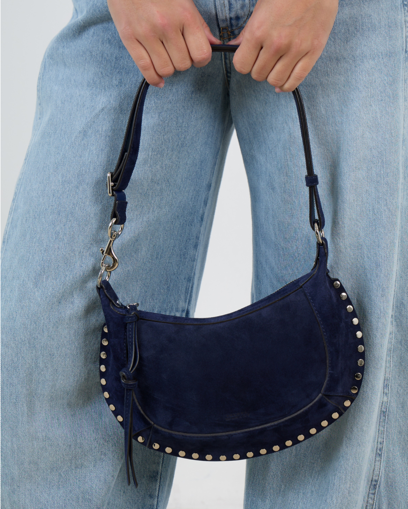 Oskan Moon Schouder Tas Donker Blauw