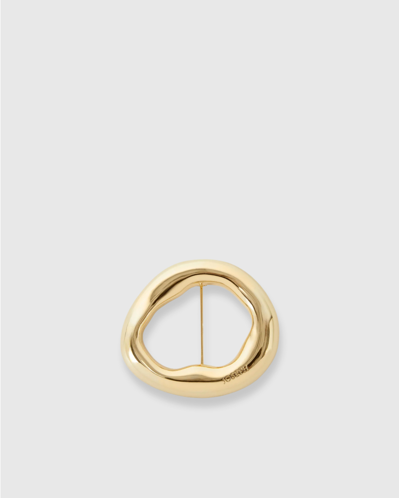 Bean Brooch Gold
