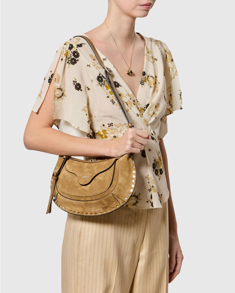 Okan Moon Pocket Schoudertas Taupe