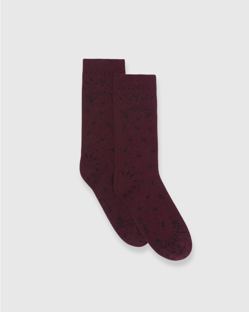 Sokken Sig Bandana Bordeaux