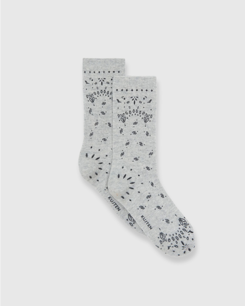 Sokken Sig Bandana Gris Claire