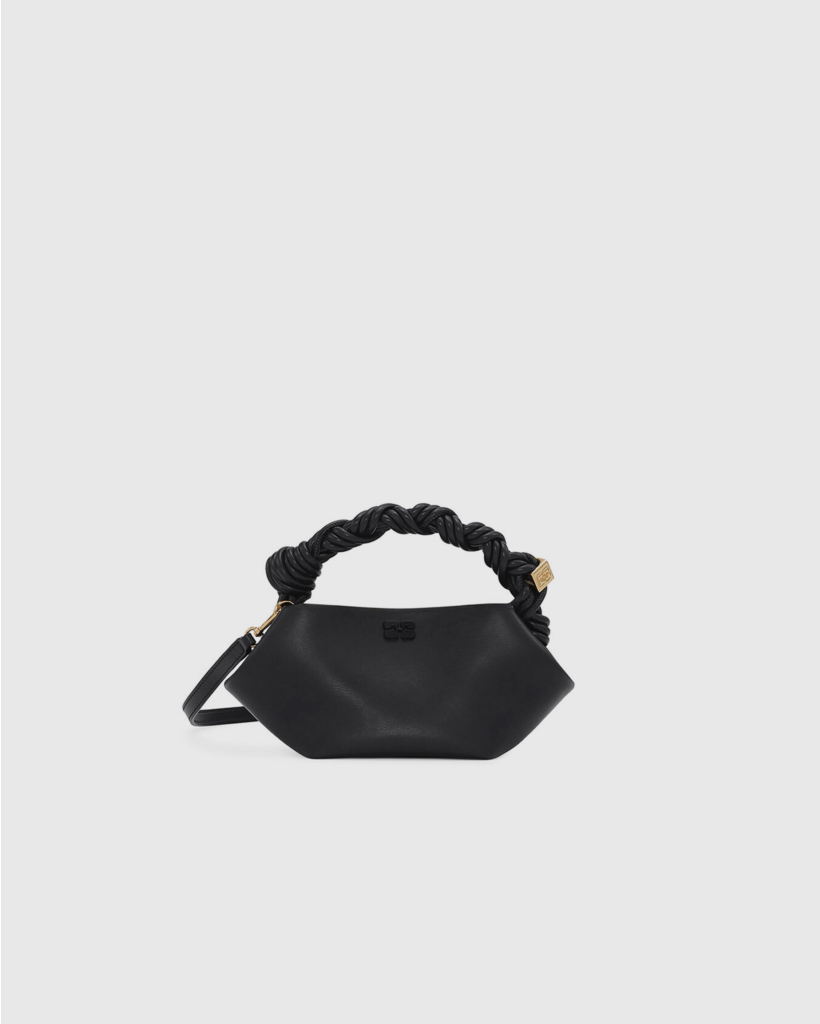 Mini Bou Bag Grained Zwart