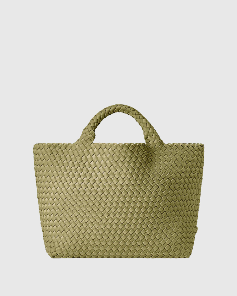 St. Barths Medium Tote Bottle Green