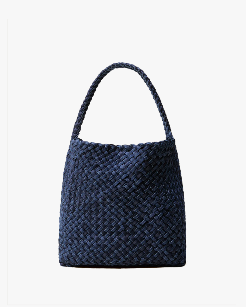 Nomad Medium Hobo Double Weave Denim