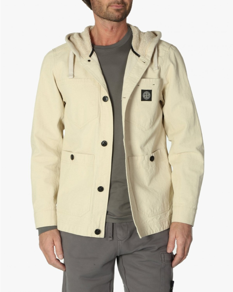 Stone Island Panama Placcato Dyed Jacket