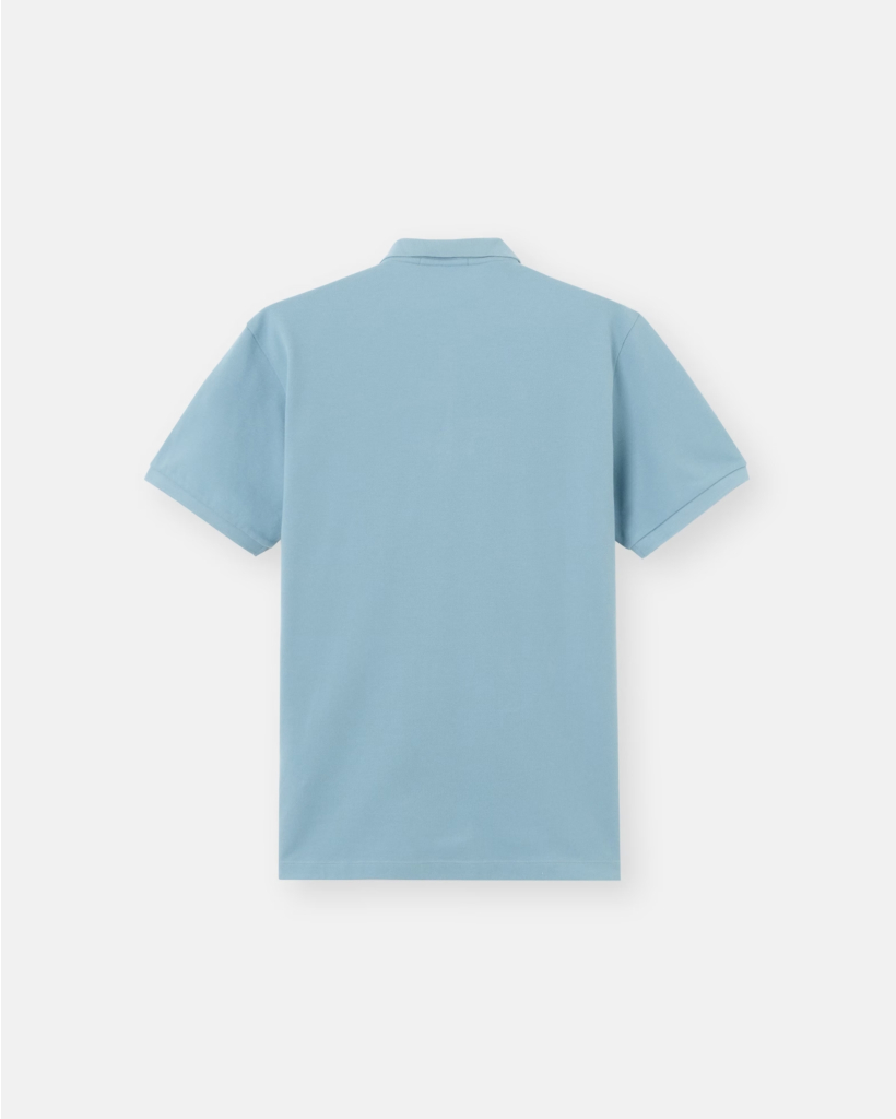 2200011 Polo Korte Mouw Dust Blue