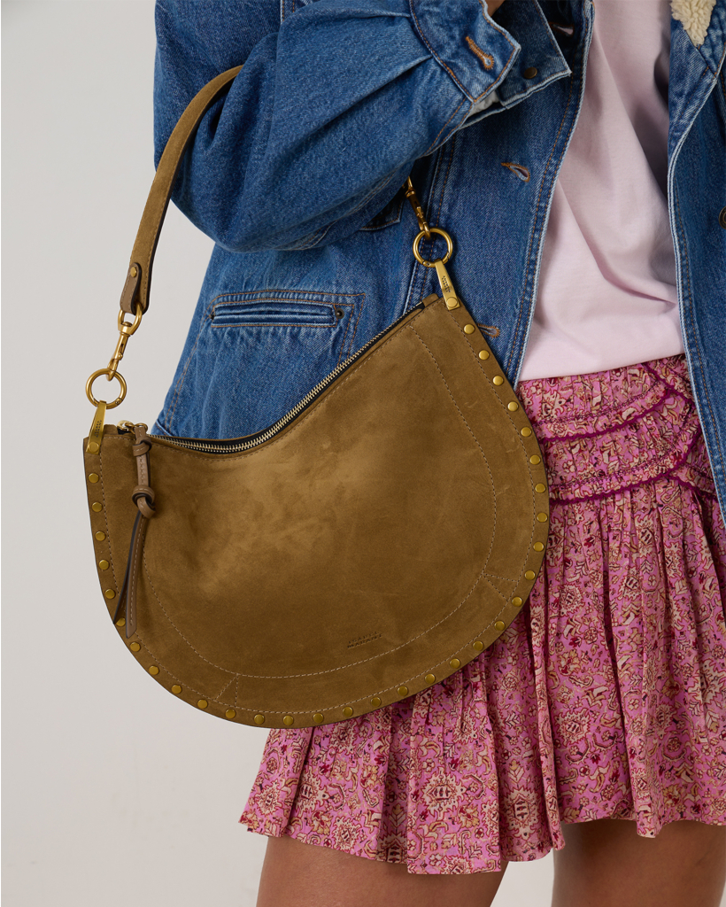 Oskan Hobo Soft Bag Taupe