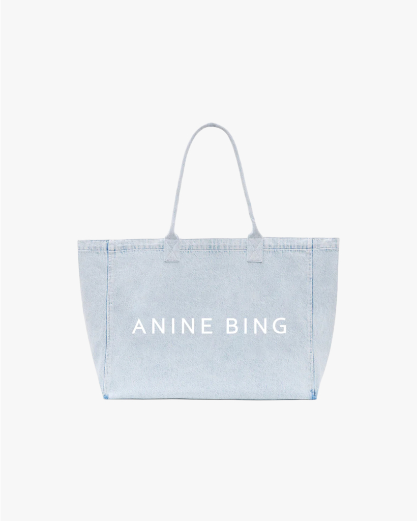 Denim Tote Bag Licht Blauw