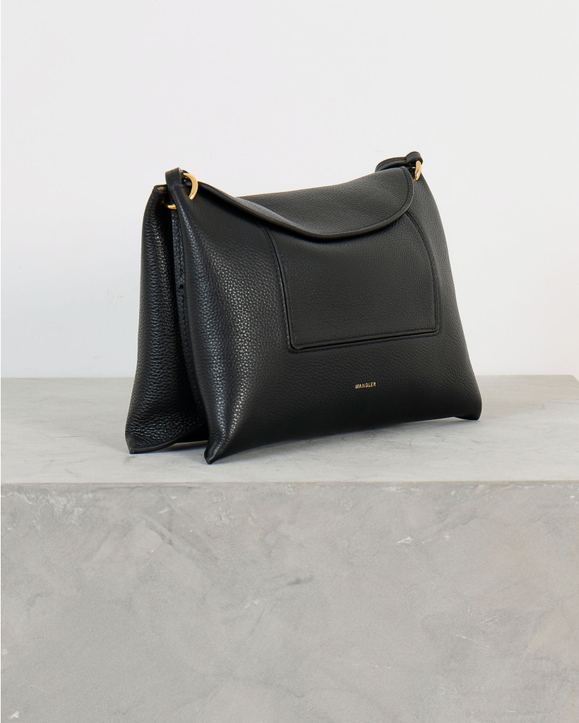 Penelope Slouch Bag Black Crust