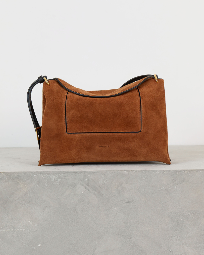 Penelope Slouch Bag Saddle Suede