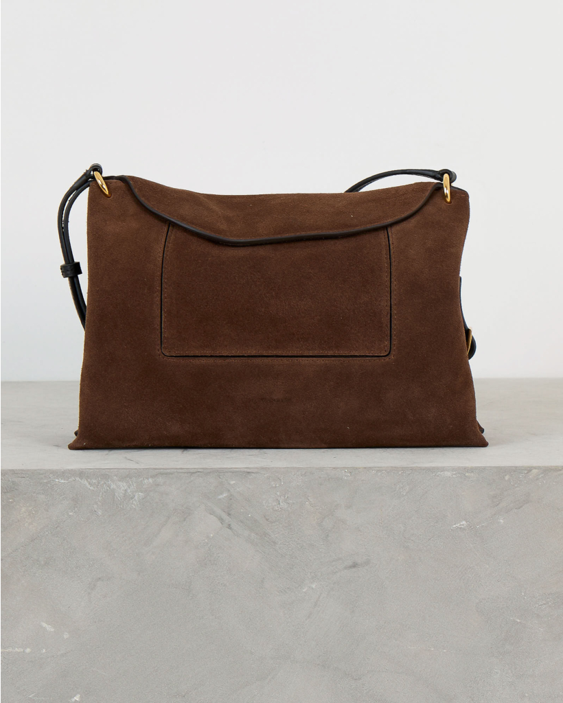 Penelope Slouch Bag Pallisander Suede