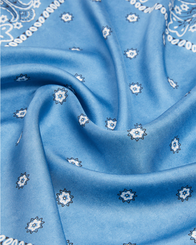 Vierkante Sjaal Pentola Licht Blauw