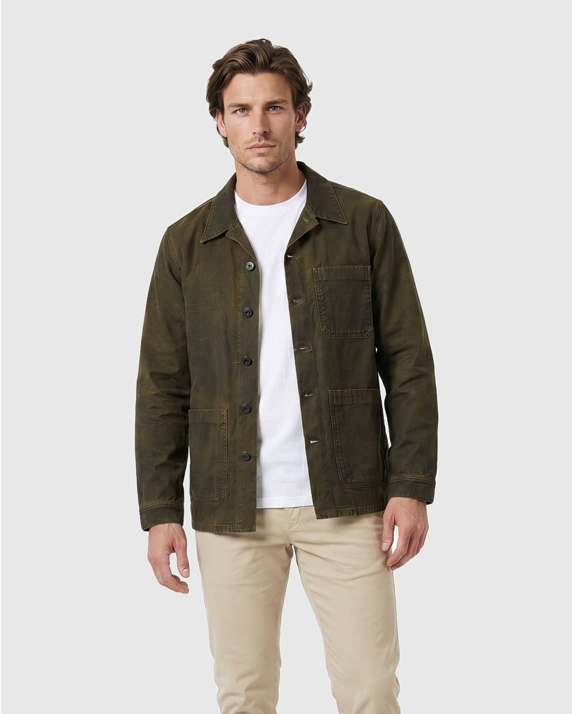 Overshirt Washed Brown