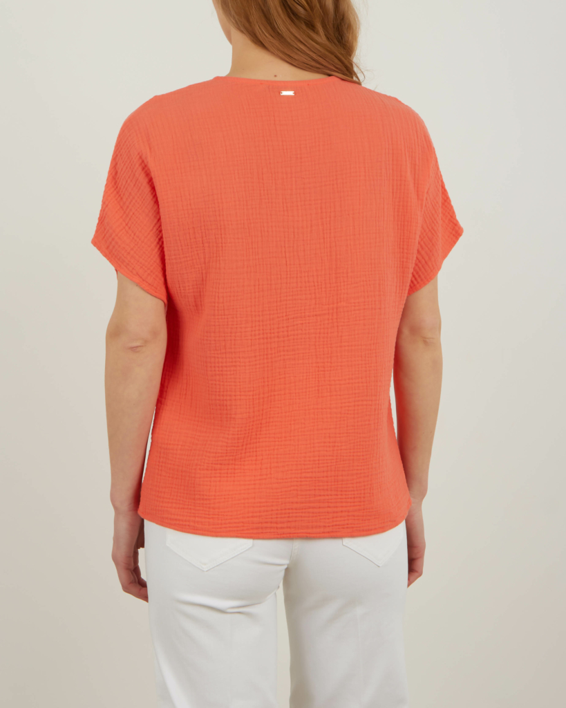 Xandres T-shirt Tagrid koraal