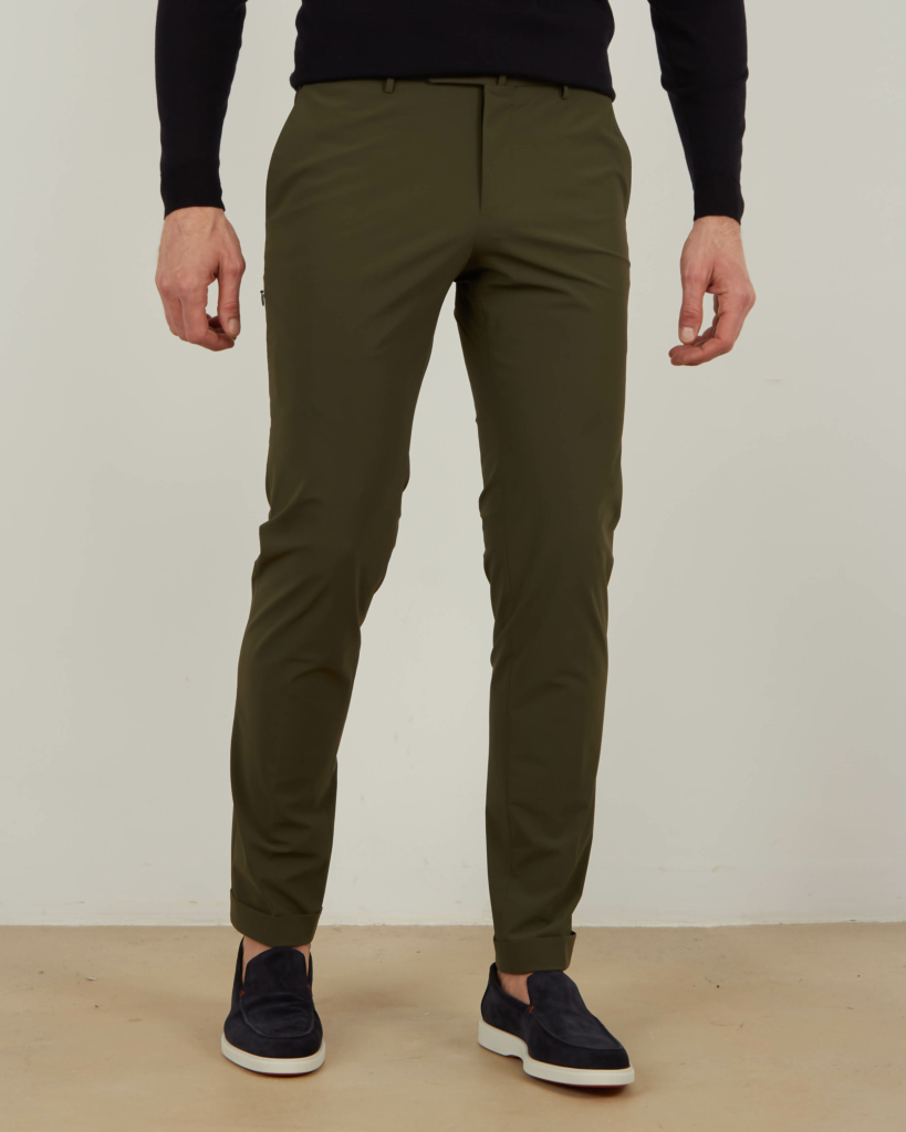 PT01 Pantalon casual green