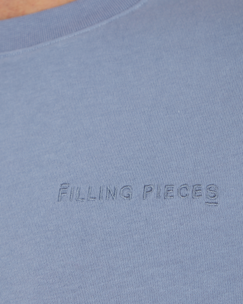 Filling Pieces  Logo tee light blue
