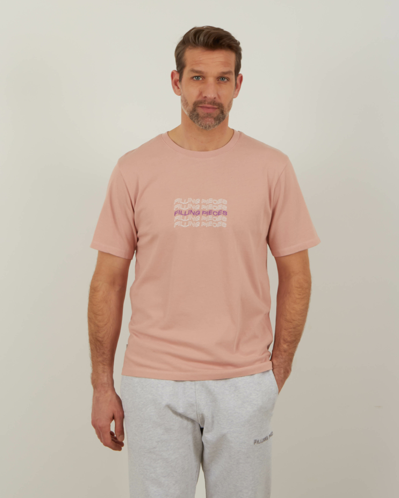 Filling Pieces  Tee Wavey soft pink