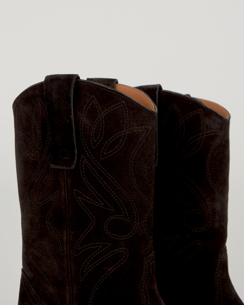 Closed Western Suede Boots