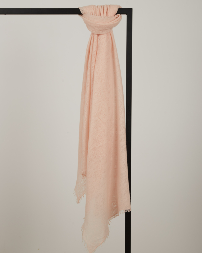 Mouleta Cashmere sjaal light pink