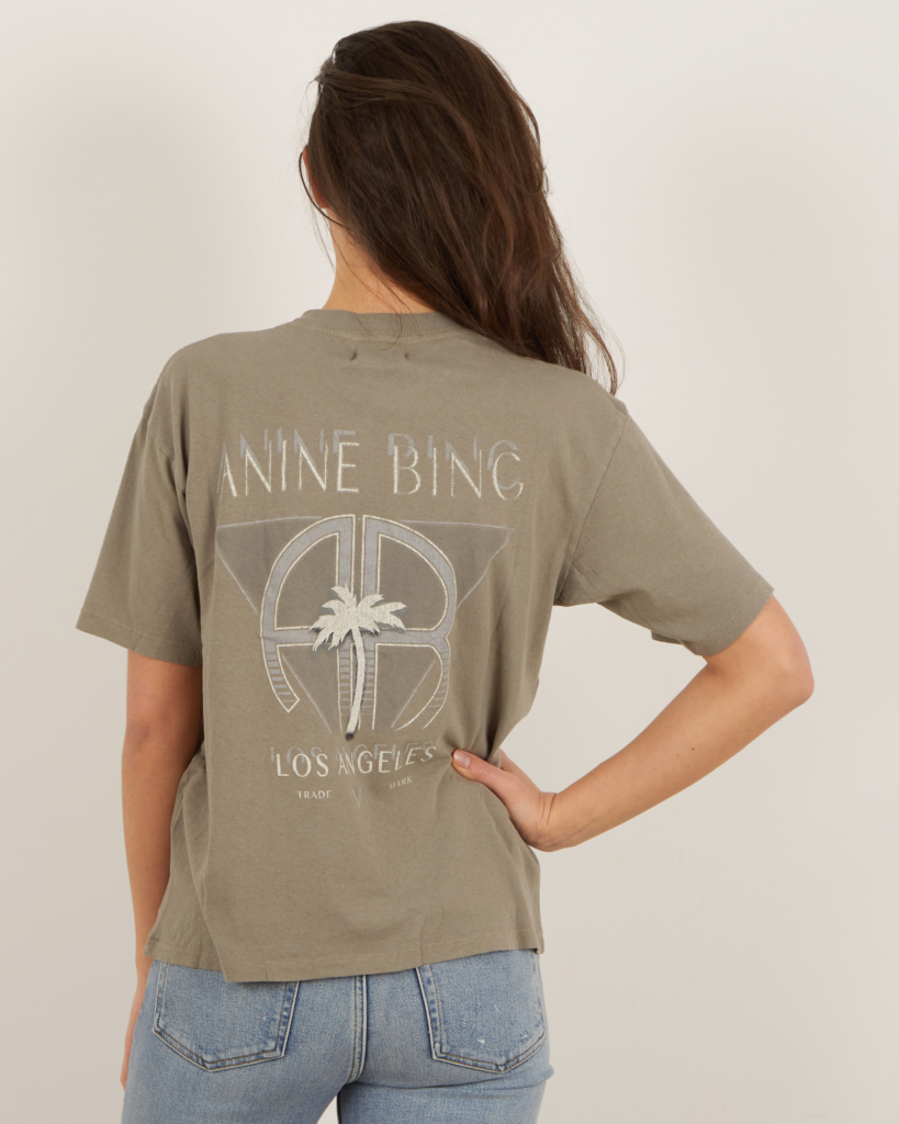 Anine Bing t-shirt washed grey