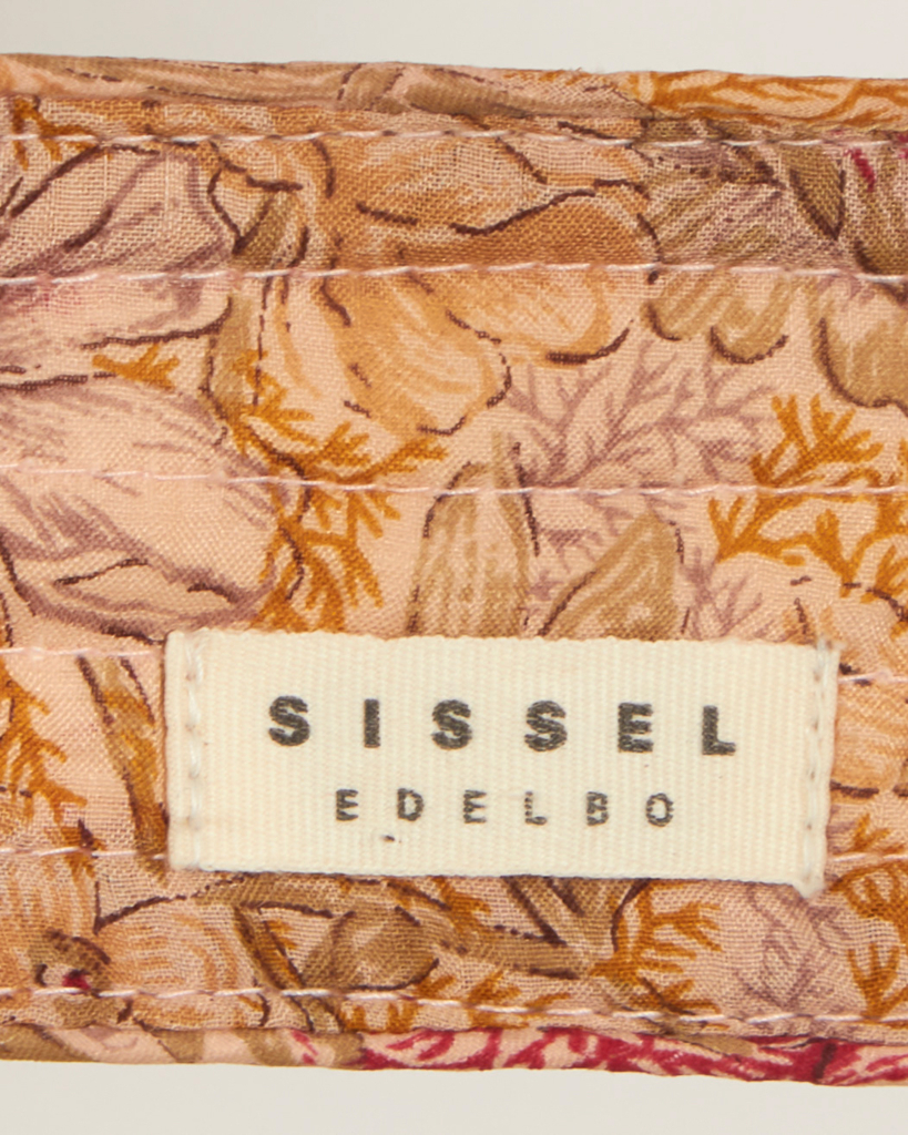 Sissel Edelbo Kara silk riem met bloemenprint