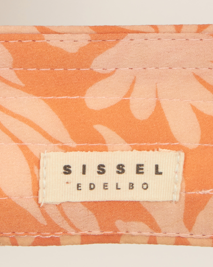 Sissel Edelbo Kara Silk Belt oranje print