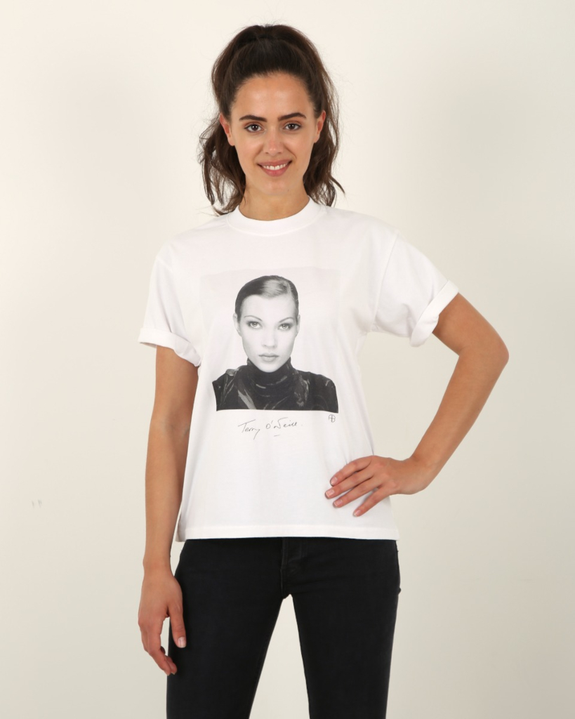 Anine Bing Wit T-shirt met print