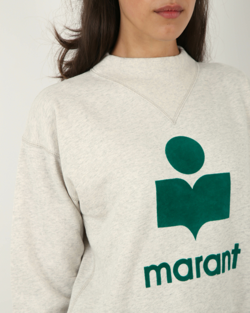 Isabel Marant Moby Sweater met bedrukte logoprint