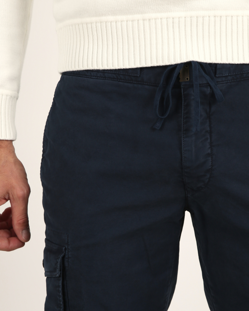 Incotex  Casual pantalon marine blauw