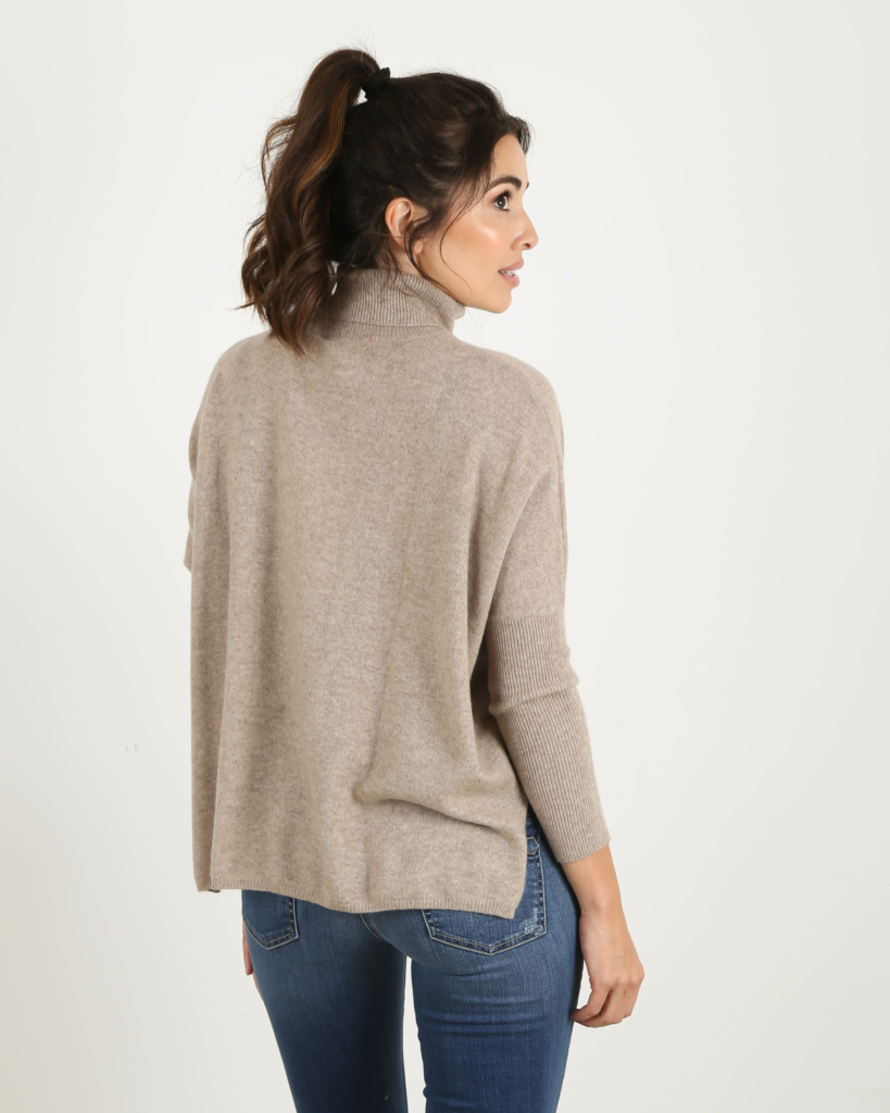 Absolut Cashmere Pullover Clara Taupe Chine