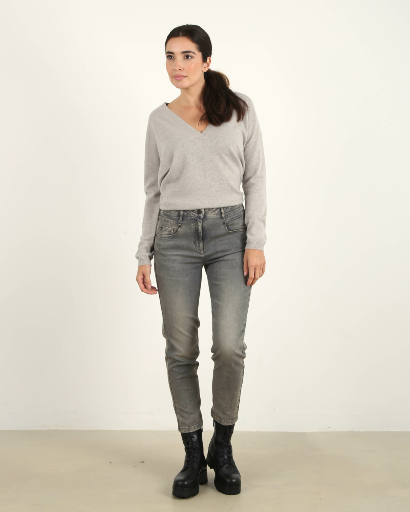 Luisa Cerano Jeans Straight Grey