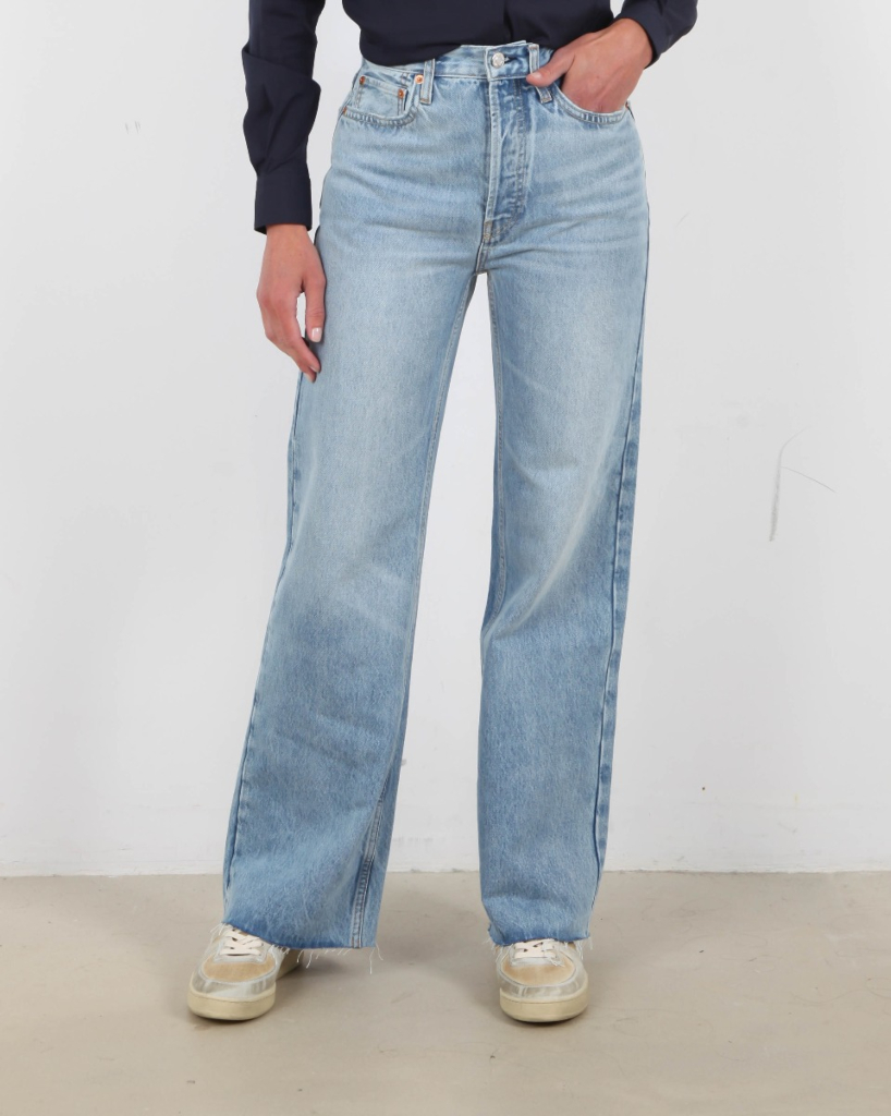 RE/DONE Jeans 70's Ultra High Fade jeans blauw