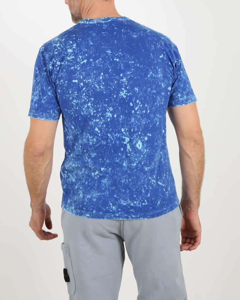 Stone Island T-shirt Blue Dye Treatment
