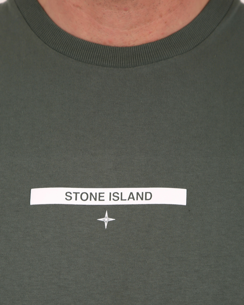 Stone Island T-shirt 'Micro Graphics One' salvia
