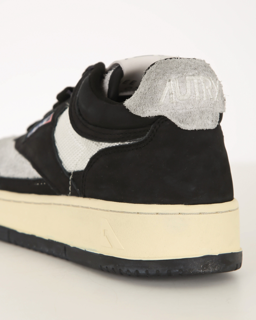 Autry Sneakers Mid Open Black White