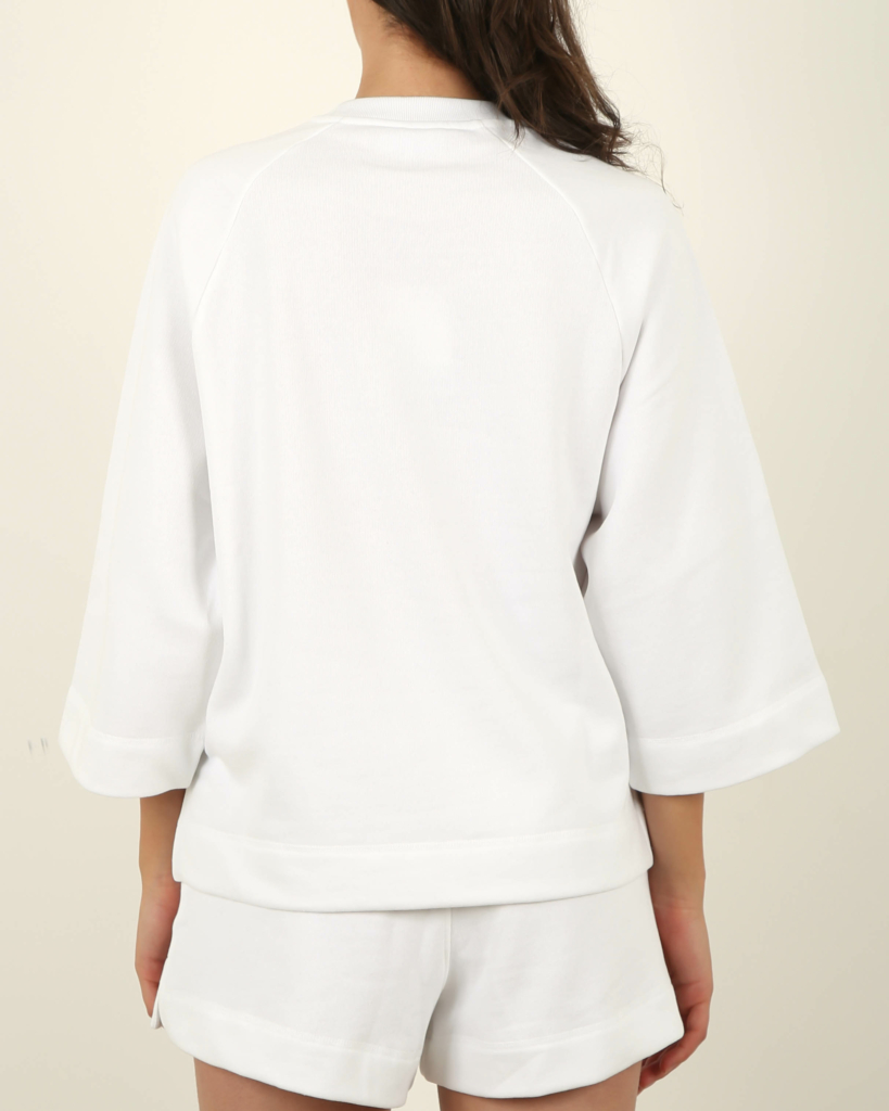 Ganni Witte Isoli Pullover met print