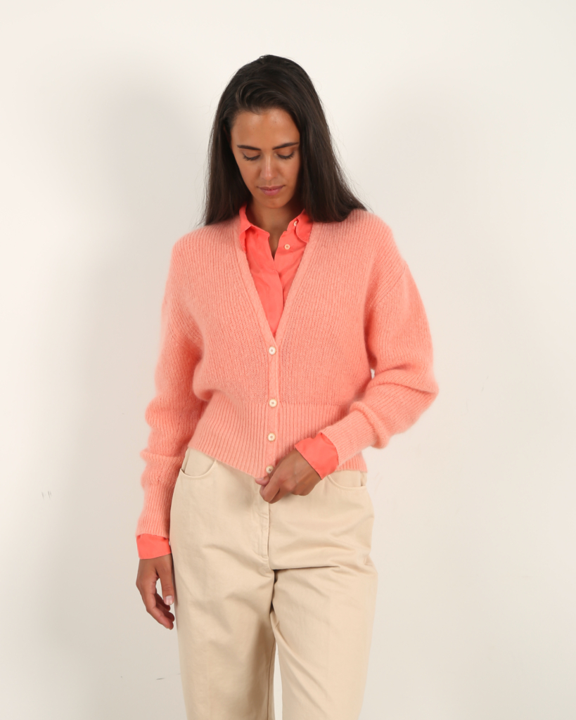 Forte Forte Mohair Cardigan Apricot