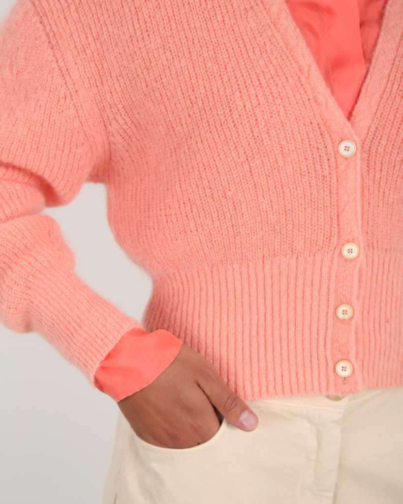 Forte Forte Mohair Cardigan Apricot