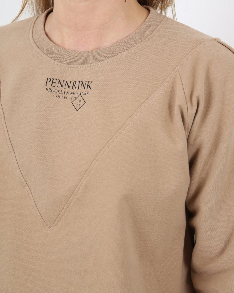 Penn&Ink sweater crewneck 614 amphora