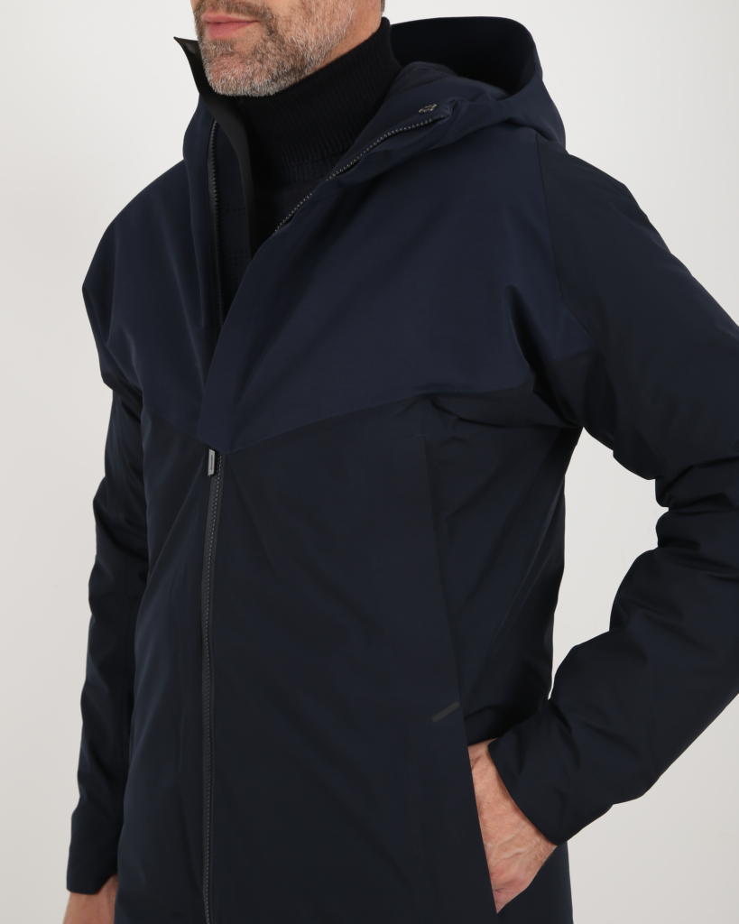 04651/ A trip in a bag Mammut HS Thermo Hooded Parka Navy