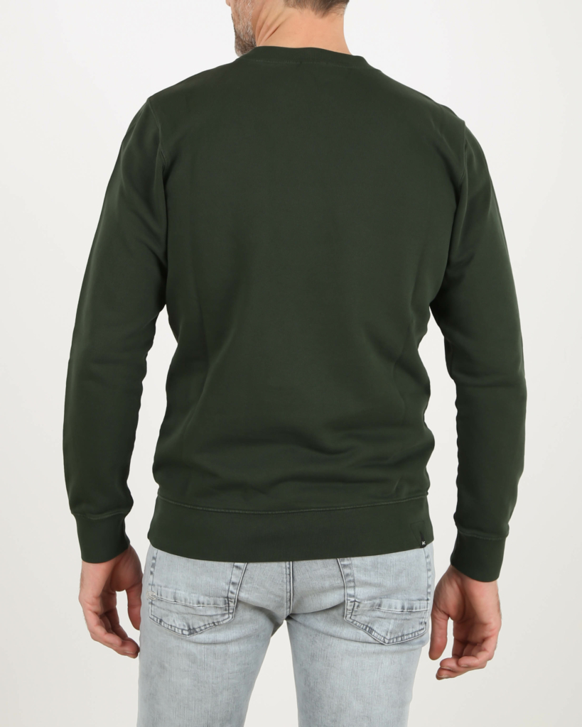 Denham Applique Sweater Rosin Green