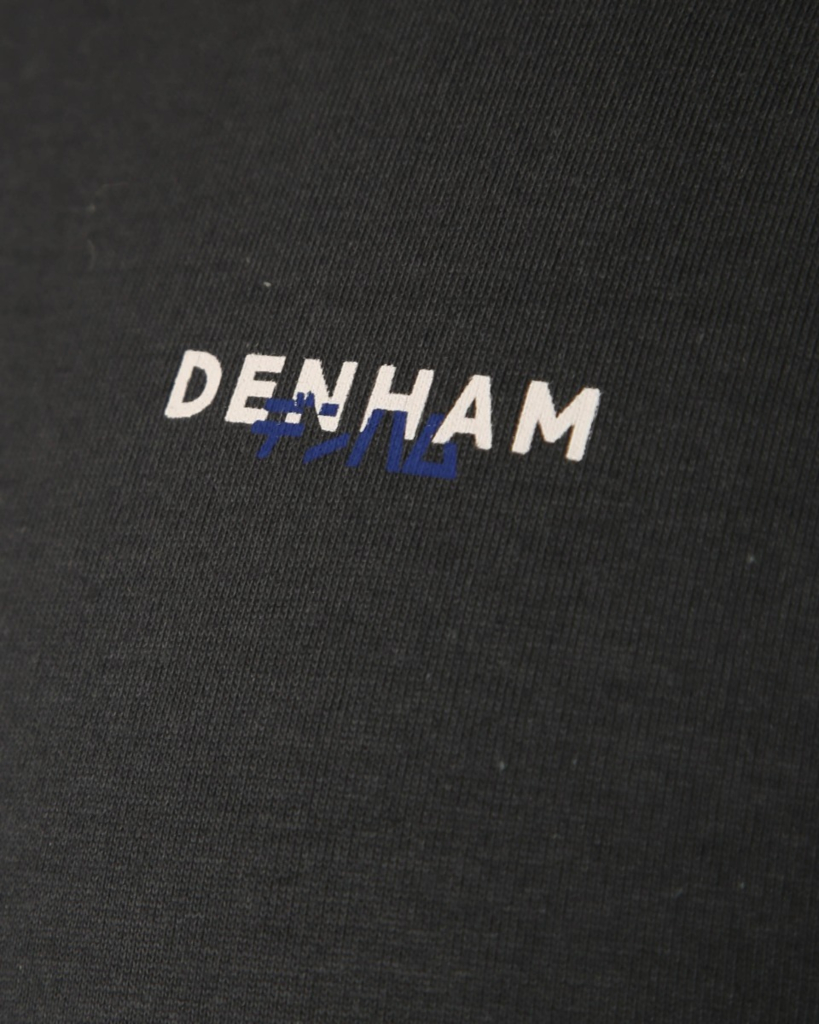 Denham T-shirt Quinn Reg. Tee Ebony Grey