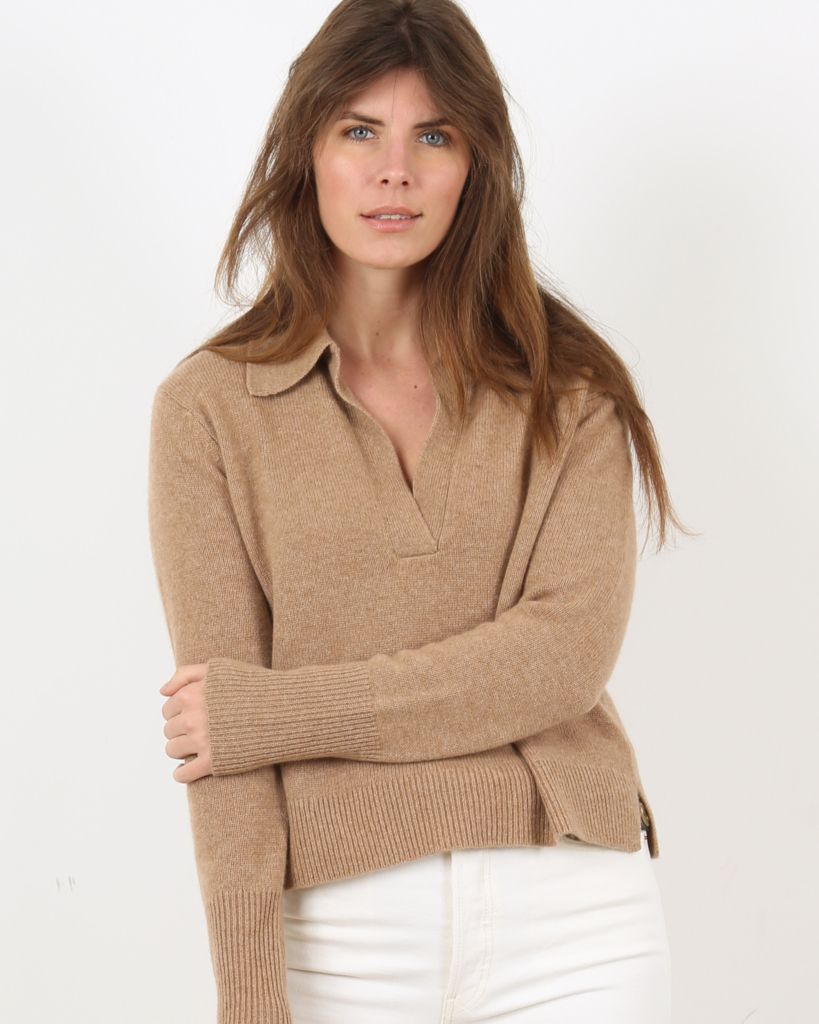 Lisa Yang Serena Sweater Walnut