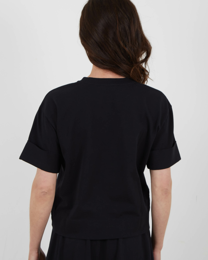 Cropped T-shirt Black