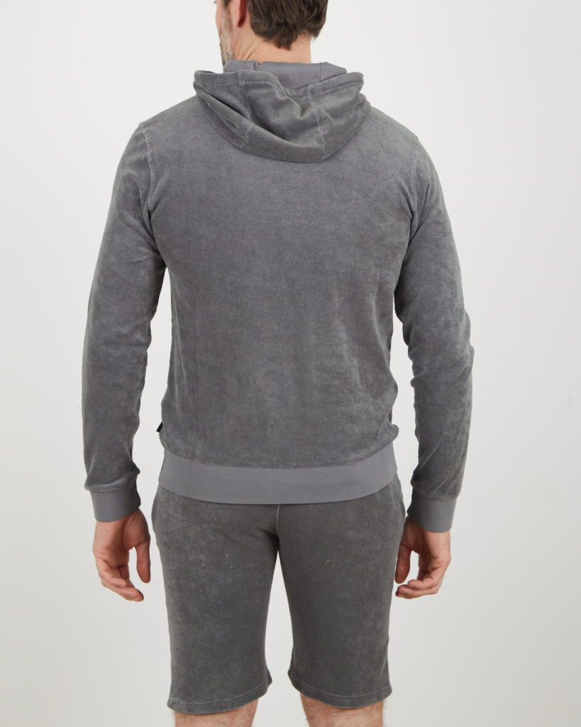 Terry Hooded Jumper Grey