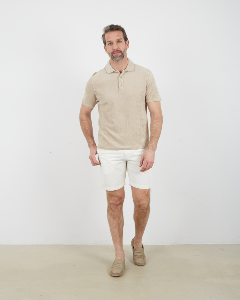 Terry Polo Shirt Taupe